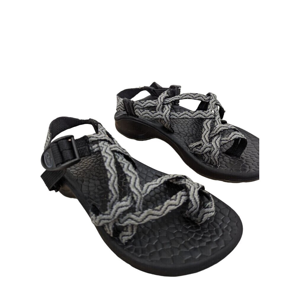 Chaco Womens Updraft EcoTread X2 Outdoor Sandals Black Waves Size 5M (J105182)